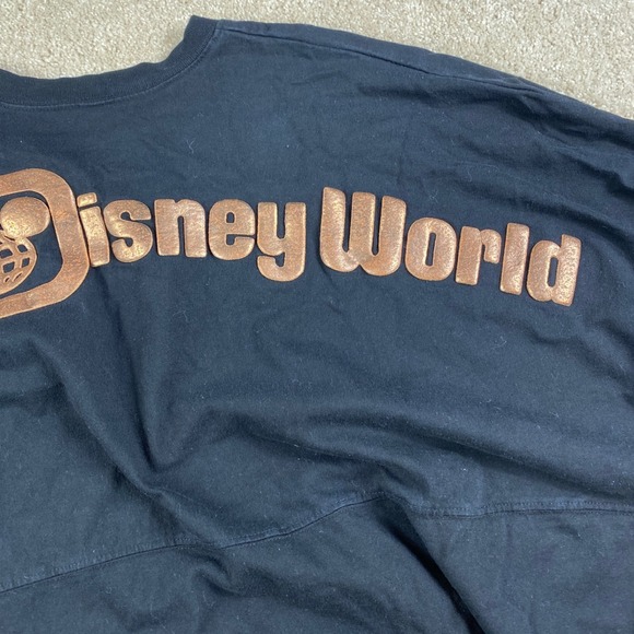 Disney Spirit Jersey Walt Disney World Est 1971 Black XXL Long Sleeve Shirt - Picture 9 of 11